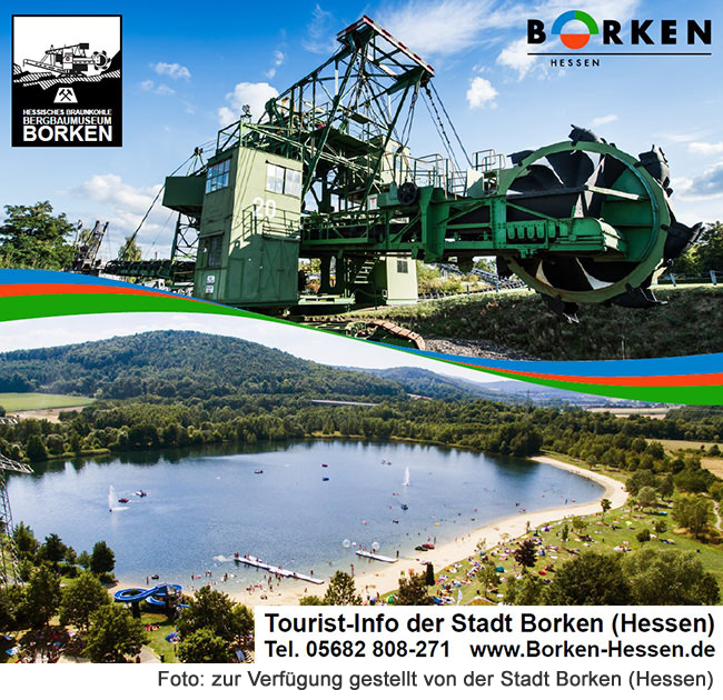 Hessisches Braunkohle Bergbaumuseum und Themenpark in Borken nur 14 km vom Hotel Landhotel Kern in Bad Zwesten entfernt